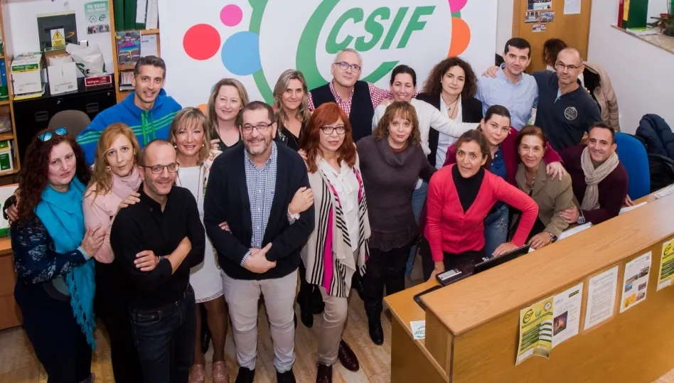 Algunos de los candidatos de CSIF Salamanca