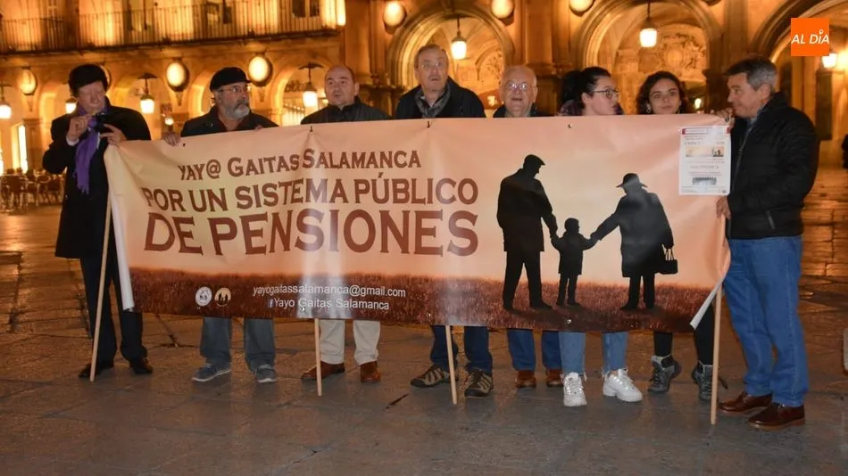 Concentración de Yayogaitas en a Plaza Mayor / Foto: Lydia González.
