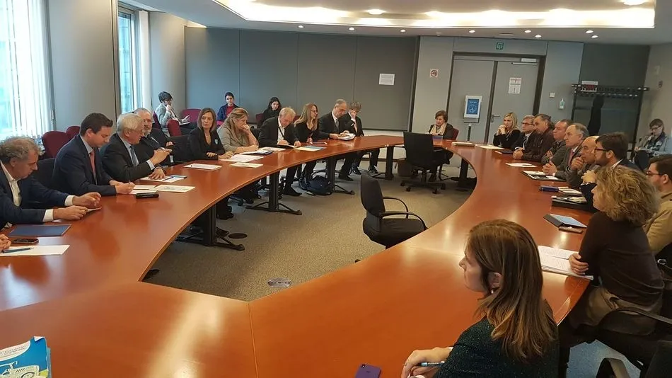 Reunión de la consejera Milagros Marcos en Bruselas