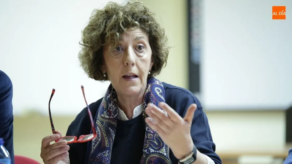 Isabel Muñoz, responsable de patrimonio del grupo parlamentario de Podemos.