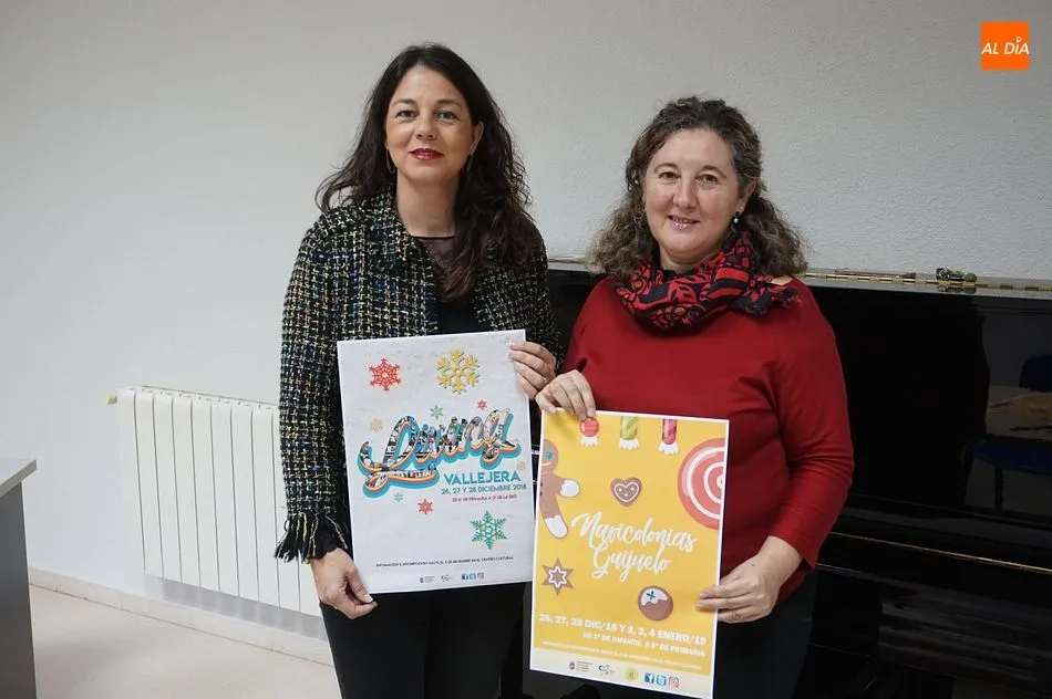 La concejala de Cultura, Chus Moro y la coordinadora de Cultura, Mercedes Martín, presentaron las actividades de Navidad
