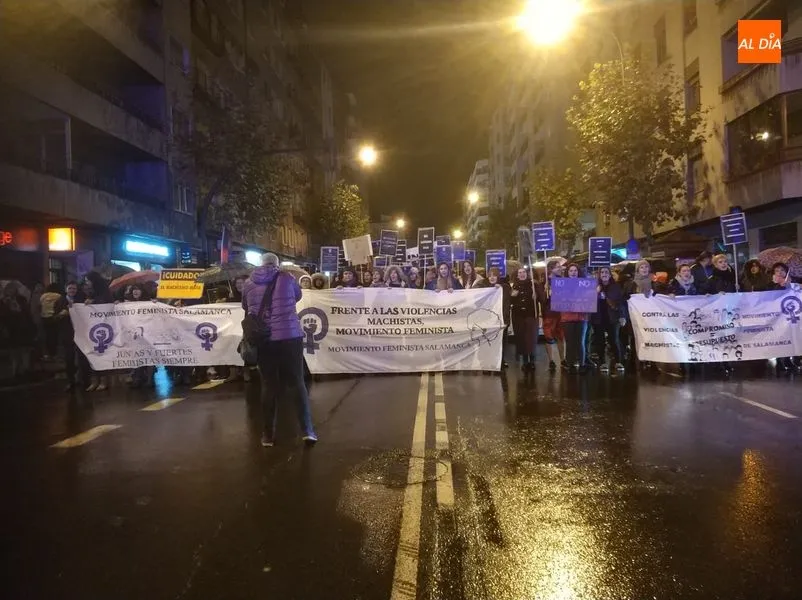 Manifestante por las calles de la capital / Foto: Lydia González.