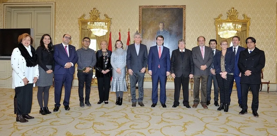 Visitas institucionales de los gobernadores saliente y electo del estado brasileño de Paraíba