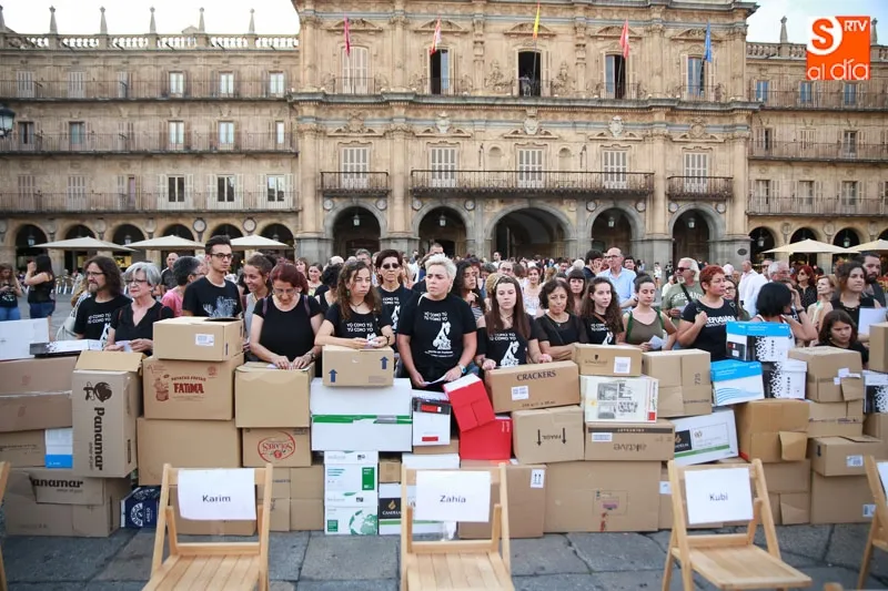 Un actividad anterior en apoyo a los refugiados.