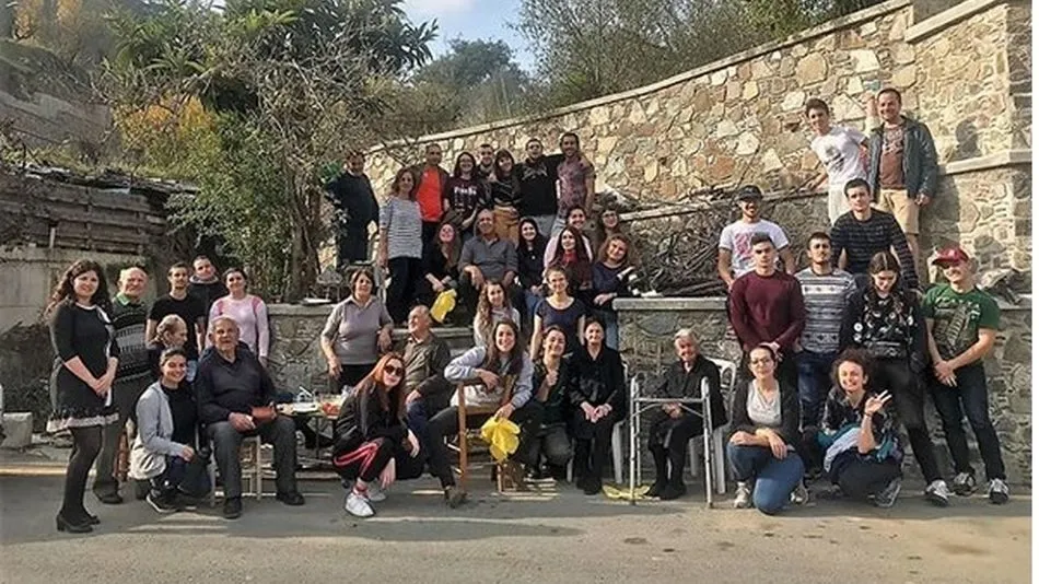 Jóvenes participantes del proyecto Trade Olive