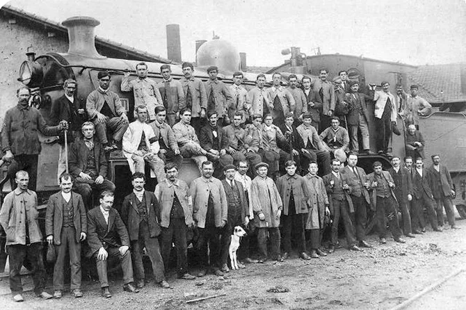 Trabajadores del ferrocarril