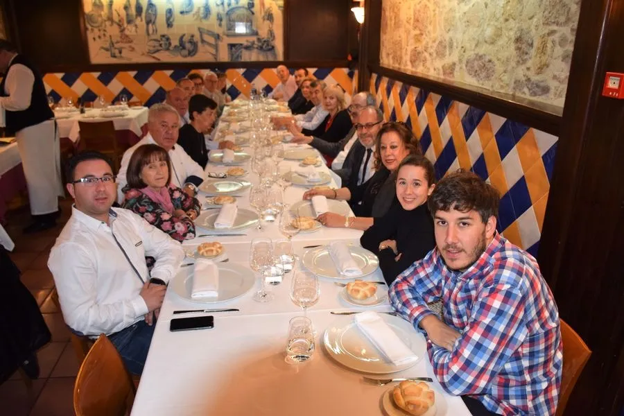 Miembros de Correos en el restaurante Don Mauro.