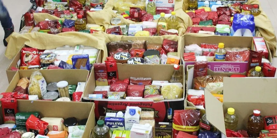 Recogida solidaria de alimentos y productos de higiene