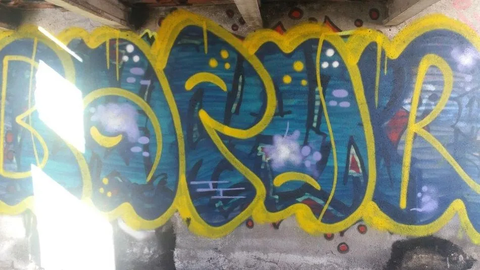 Pintada en Mercasalamanca.