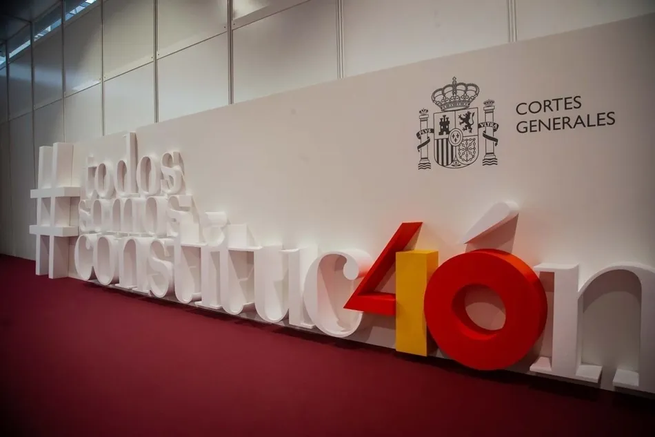 Todos somos Constitución, lema del 40 aniversario. Foto: Congreso de los Diputados