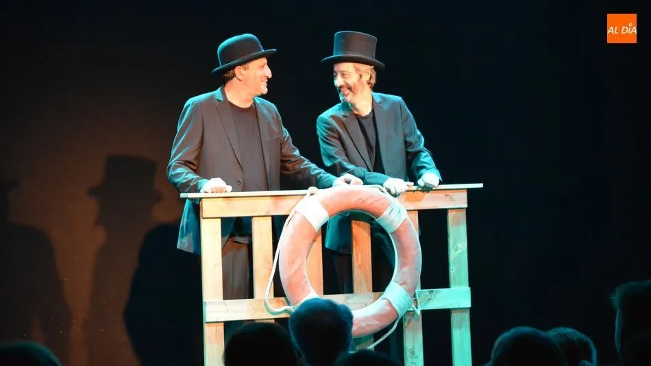 Momento de la actuación de MaestroRuiz y Miguelón/ Foto: Lydia González