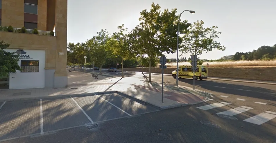 Calle Silvestre Sánchez Sierra, en el barrio Ciudad Jardín.