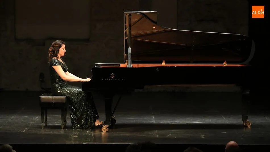 Martina Filjak durante su concierto en el Teatro Liceo / Foto: Alberto Martín.