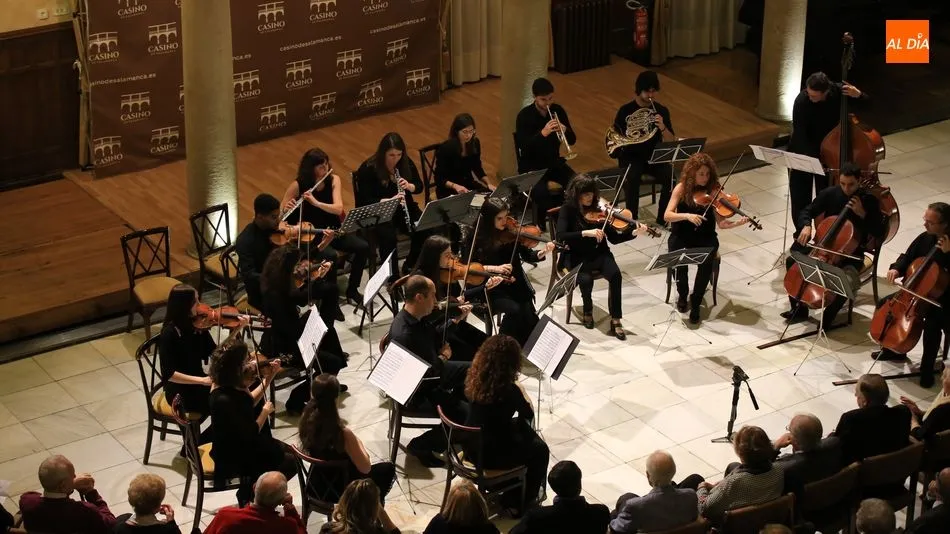 Concierto de Fin de Año de la Orquesta de Cámara del Casino de Salamanca. Foto: Alberto Martína