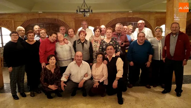 Los Quintos del 68 protagonizaban este domingo un animado reencuentro en Peñaranda