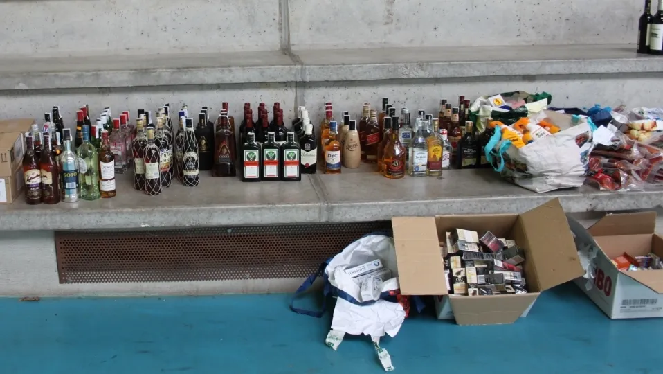 Parte del material intervenido en esta operación