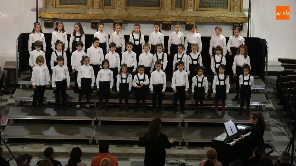 Coro Ciudad de Salamanca durante el ciclo de Navidad Polifónica / Foto: Alberto Martín.