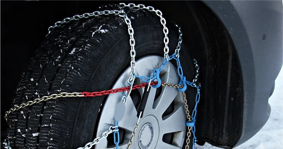 La necesidad de cadenas de nieve en invierno