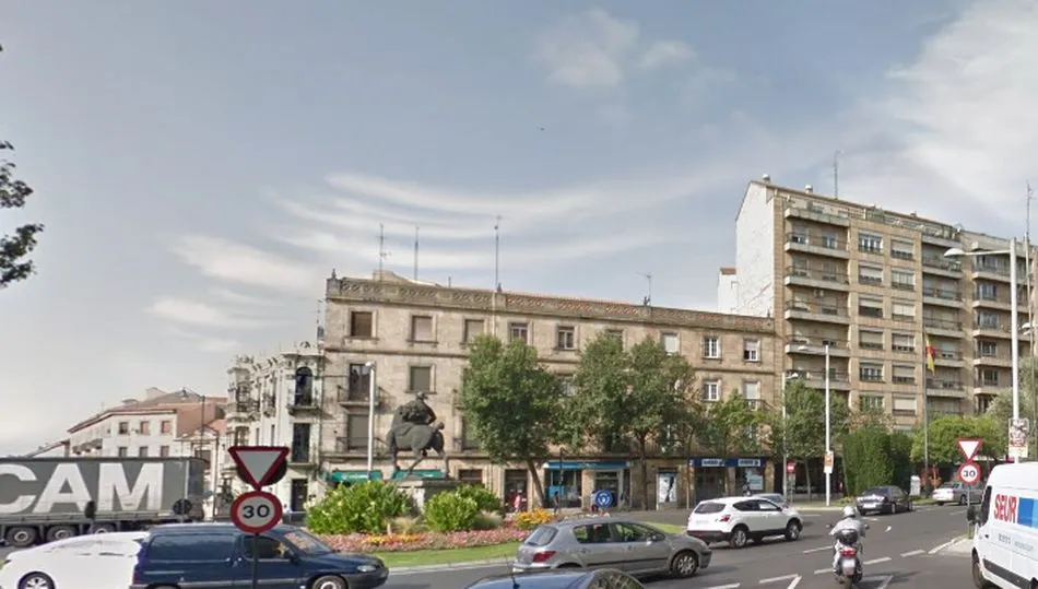 Los hechos se produjeron en la Plaza de España