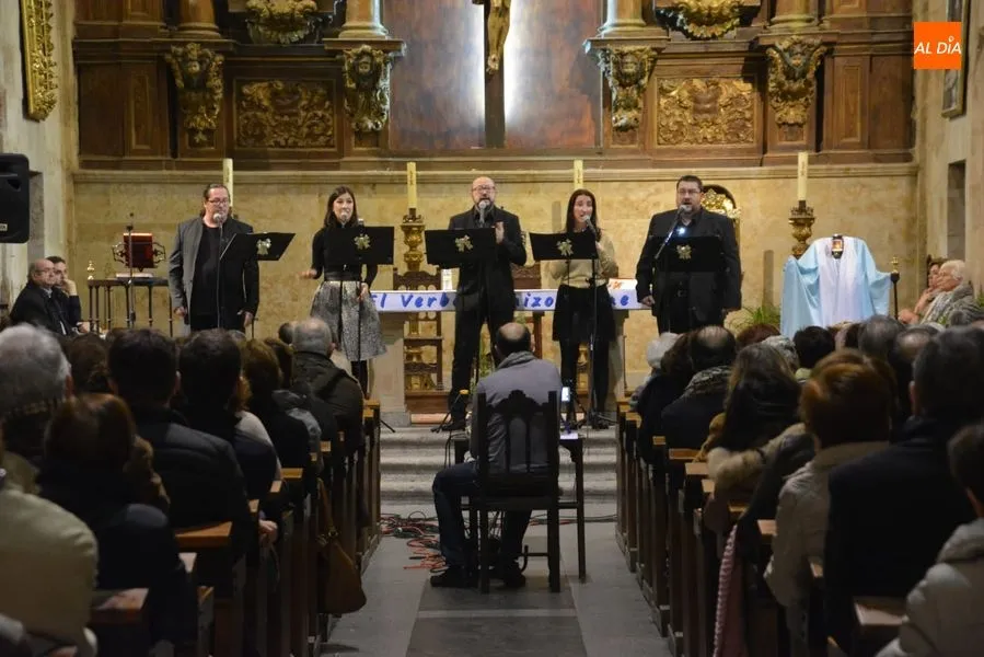 Vocalis durante un momento de la actuación / Foto: Lydia González.