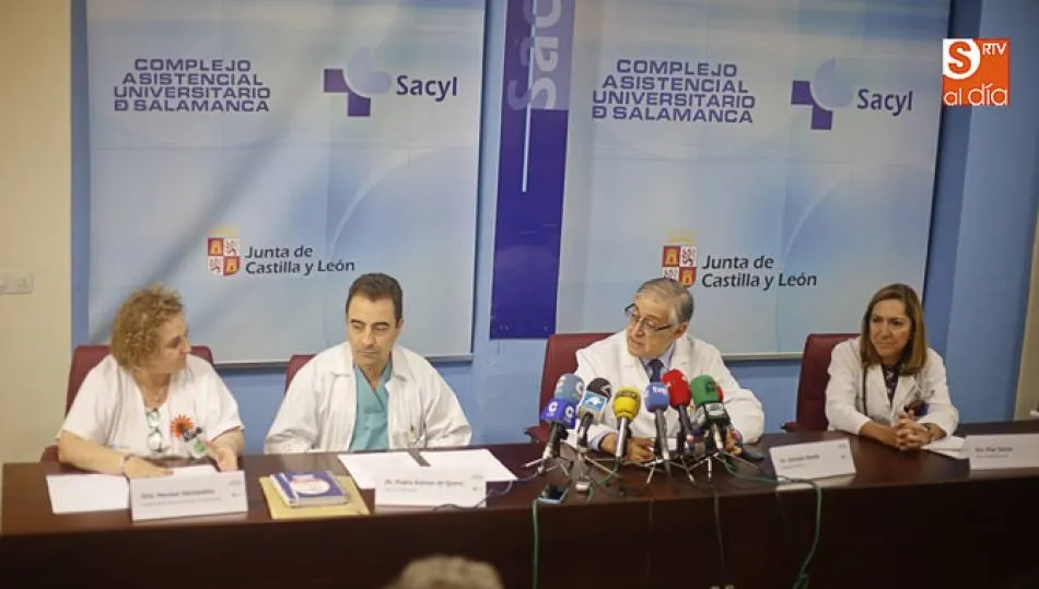 Responsables del servicio de Pediatria del Complejo Asistencial de Salamanca