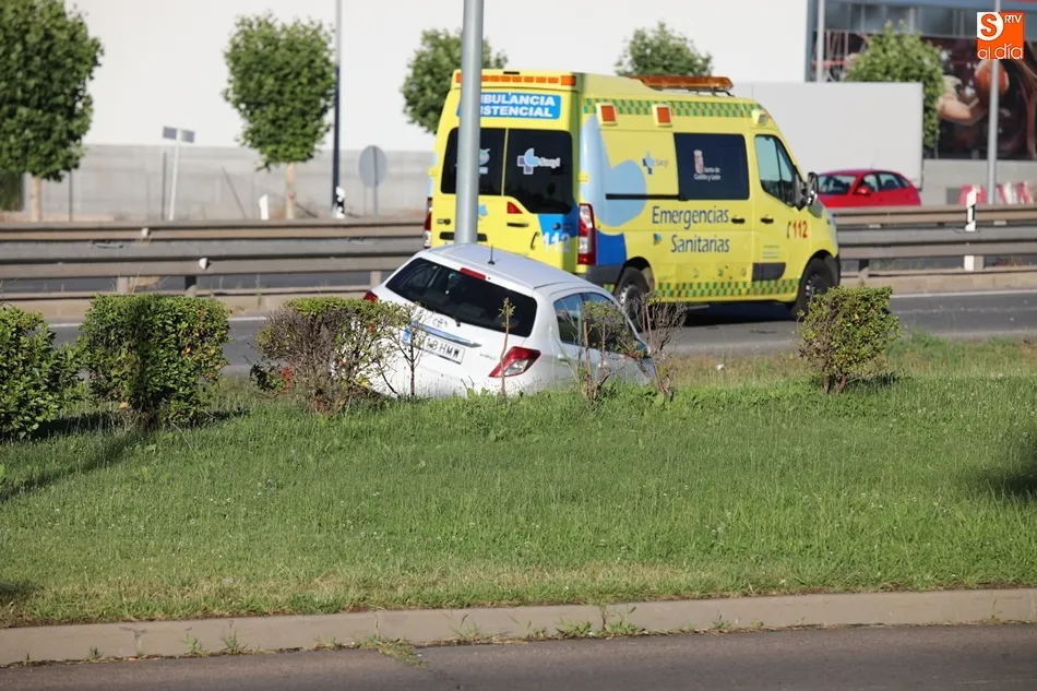 Imagen de archivo de un accidente de tráfico en Salamanca
