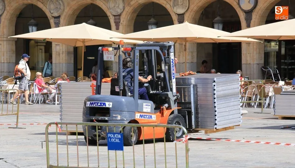 Las obras volverán a la Plaza Mayor de Salmanca