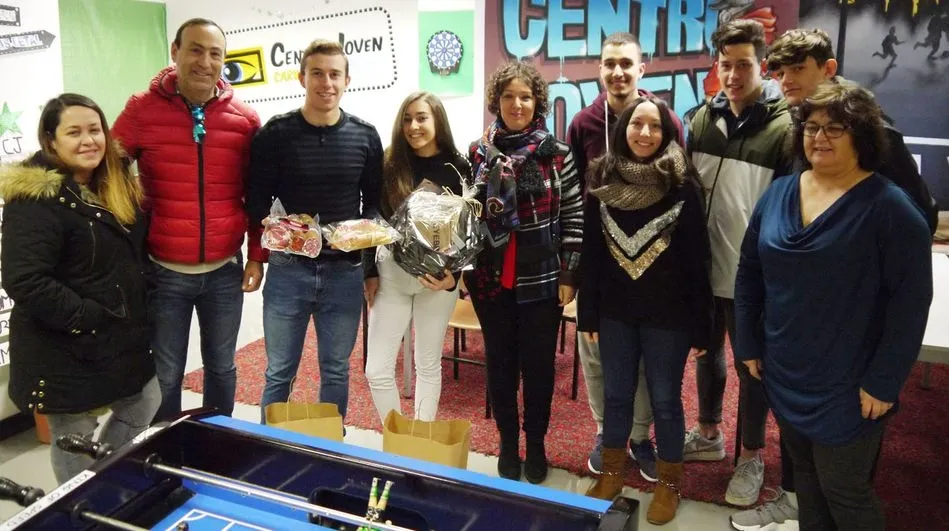 Entrega de premios en el Centro Joven de Carbajosa