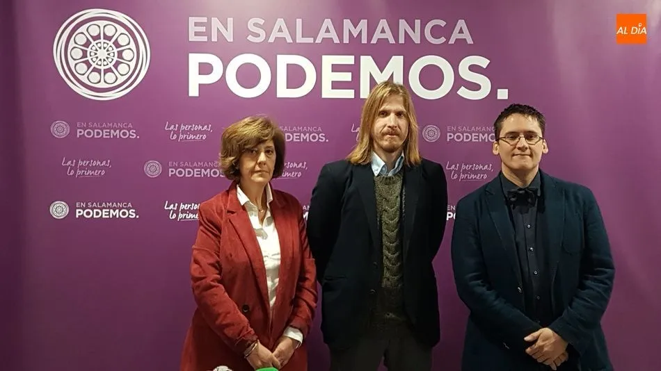 Isabel Muñoz, Pablo Fernández e Ignacio Paredero