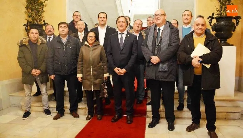 Representantes de los municipios del Alfoz de Salamanca, que forman parte de este Consejo. Foto de Lydia González