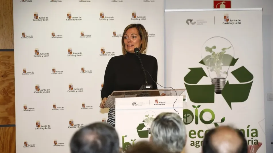 La consejera Milagros Marcos, durante la presentación del plan