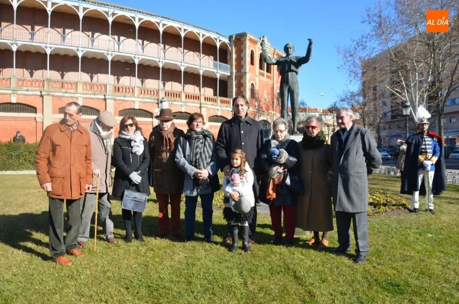 Un momento del homenaje en la Plaza de Toros / Foto: Lydia González.