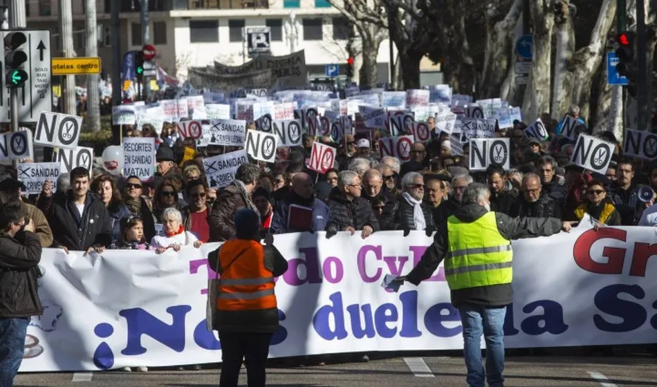 Valladolid volverá a acoger una manifestación en defensa de la sanidad de Castilla y León