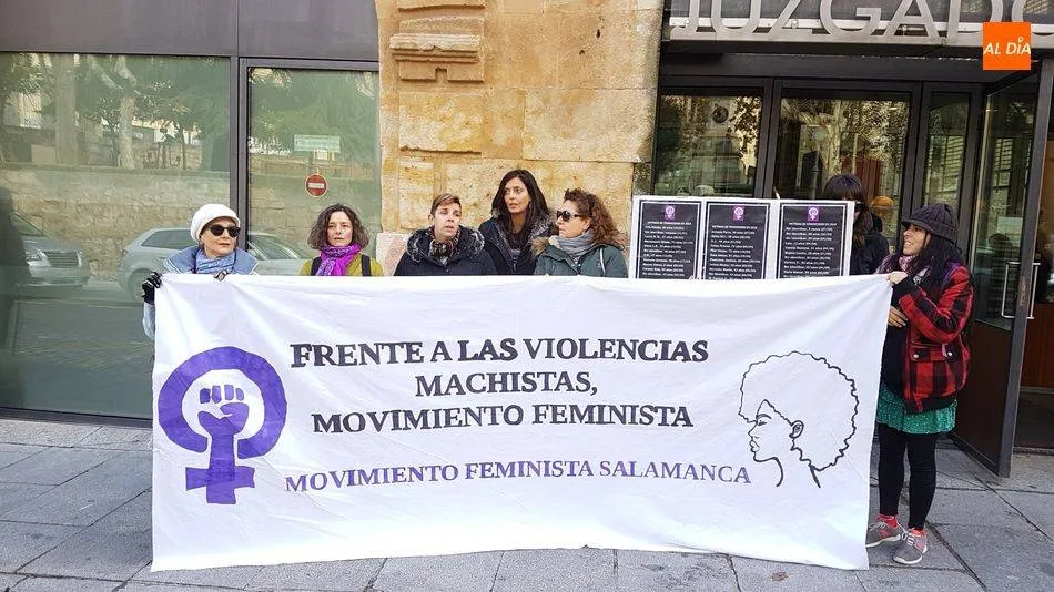 Una de las movilizaciones anteriores del Movimiento Feminista de Salamanca