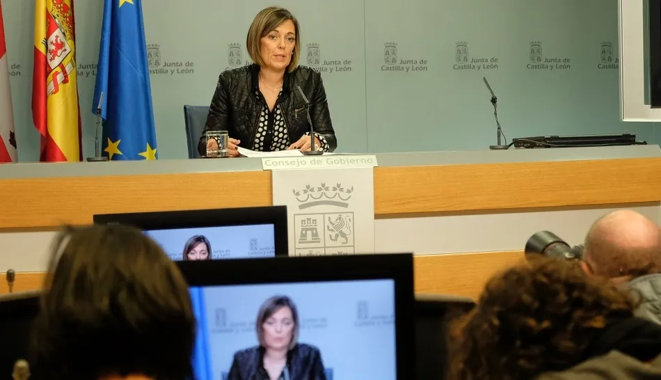 Milagros Marcos, portavoz del Gobierno de Castilla y León