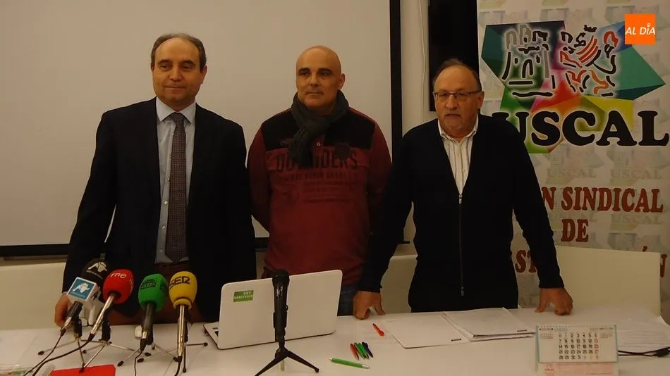 Manuel Martínez, Elías Gómez y Juan Carlos Alonso