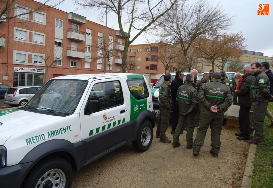 Vehículos del Servicio Territorial de Medio Ambiente de Salamanca