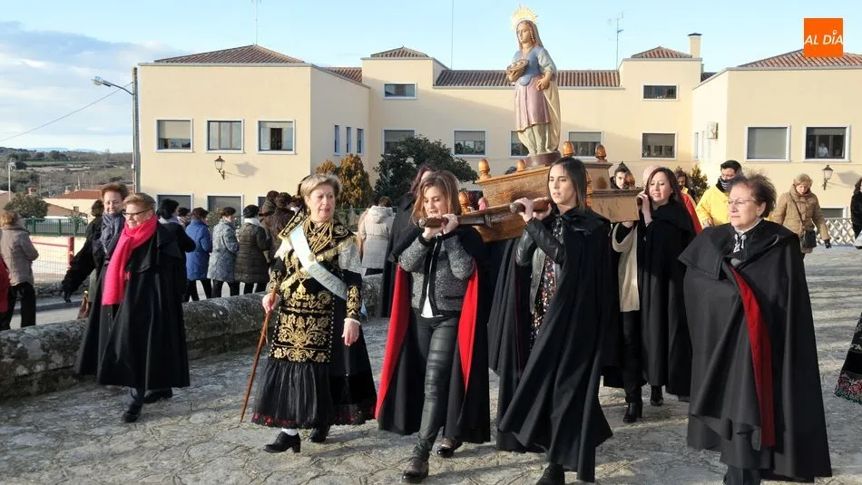 La imagen de Santa Agueda será sacada en procesión, como en la celebración del pasado año / E. Corredera