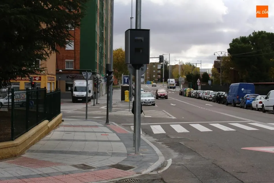 Uno de los radares, situado en la Avenida Hilario Goyenechea, en San José