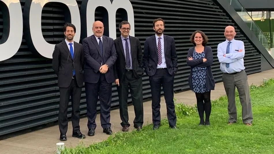 Dirigentes de Enusa y de IDOM que participaron en este encuentro