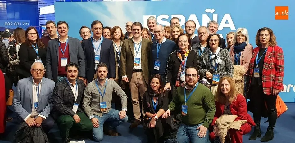 Los dirigentes del PP de Salamanca se sumaron a la convención nacional celebrada en Madrid