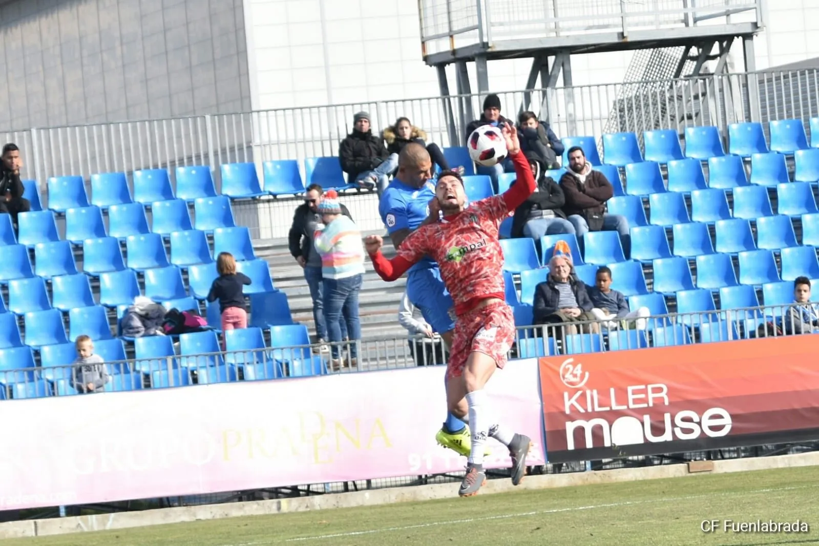 El CD Guijuelo no puede con el líder y vuelve derrotado de Fuenlabrada. Foto: Twitter CF Fuenlabrada