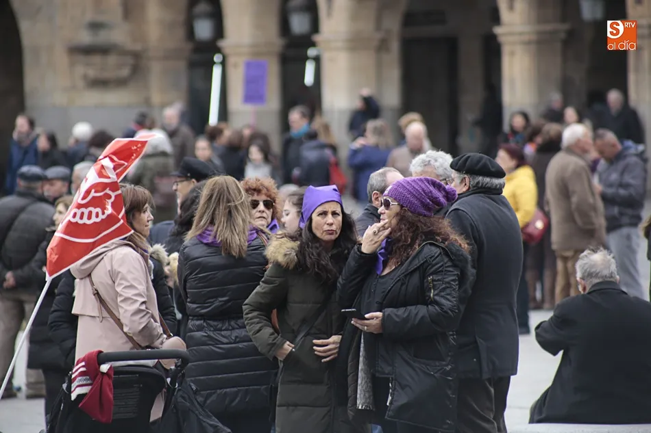 Imagen de archivo de una de las movilizaciones en Salamanca por los derechos de la mujer
