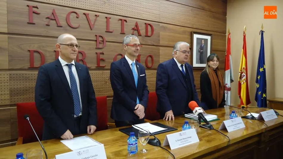 Fernando Carbajo, Ricardo Rivero, Juan José González y Celia Carrasco