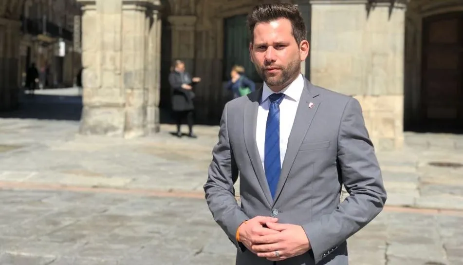 Alejandro González Bueno, portavoz del Grupo Municipal Ciudadanos (Cs) en el Ayuntamiento de Salamanca