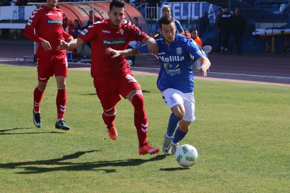 Santi Luque, en un partido / Salamanca UDS