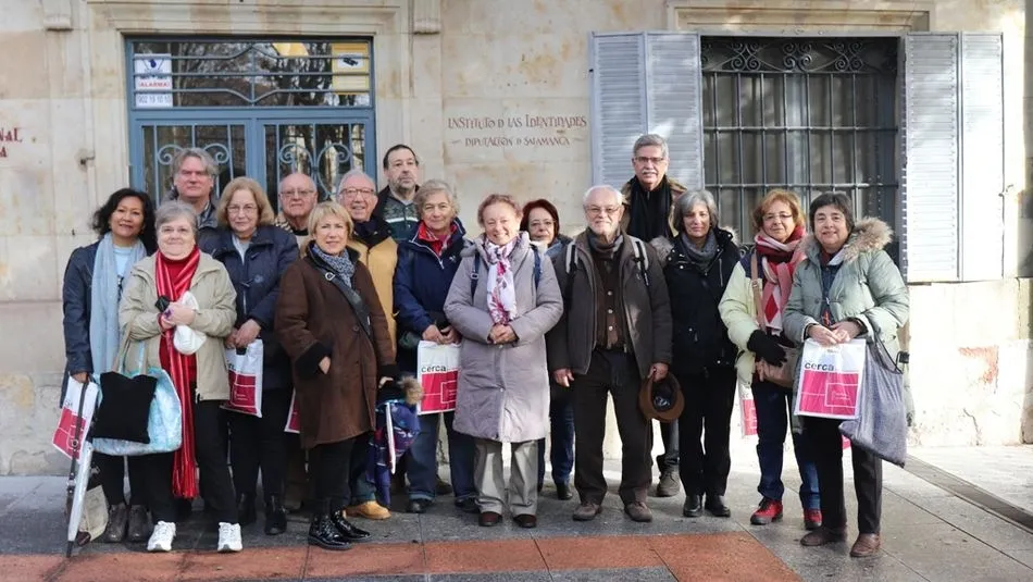 Los profesores portugueses estuvieron acompañados en su visita por el director del IDES
