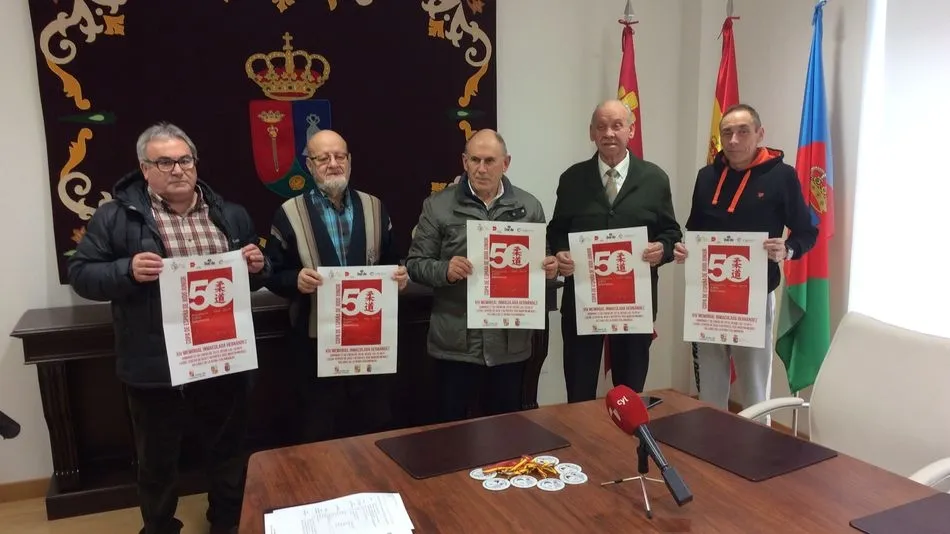 Presentación en el Ayuntamiento de Villares de la Copa de España de Judo Junior