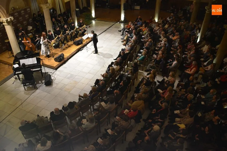 Momento de la actuación de Big Band/ Foto: Lydia González