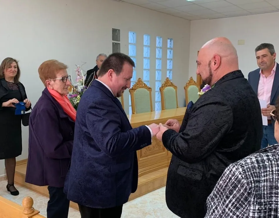 José Antonio y Aritz se ponen los anillos